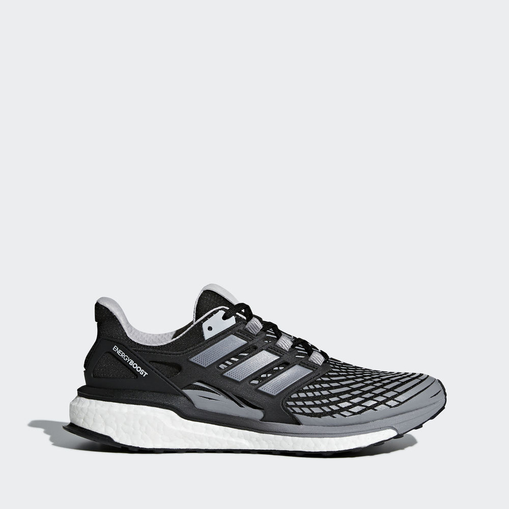 Adidas Energy Boost - παπουτσια για τρεξιμο ανδρικα - Μαυρα/Γκρι/Γκρι,Μέγεθος: EU 36 – 54 2/3 (853KM